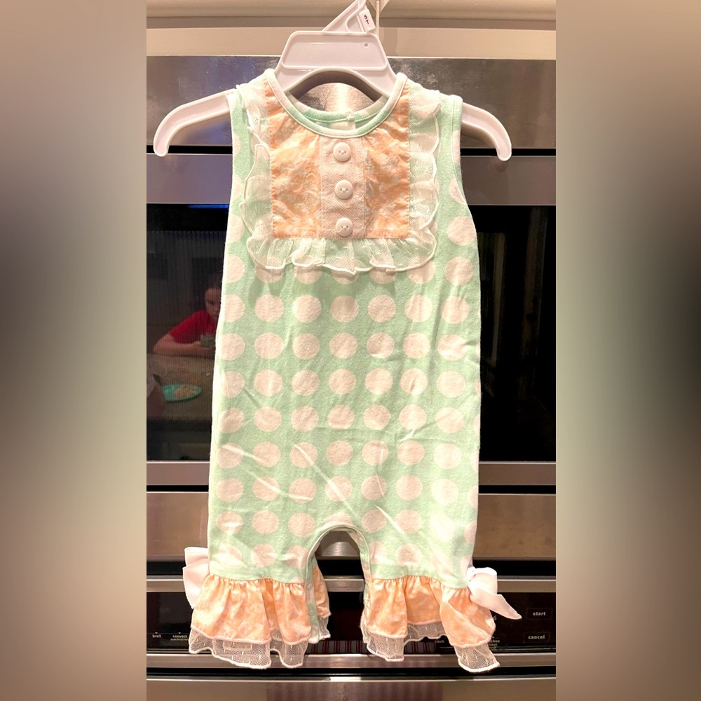 Ricrac & Ruffles Romper 18 Months
